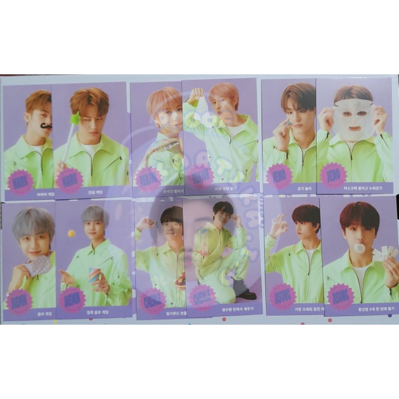 PC GAME CARD SG21 NCT DREAM SEASON GREETING 2021 MARK RENJUN JENO JAEMIN CHENLE JISUNG SET (photocar