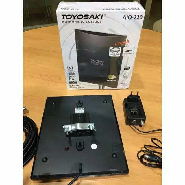 Antena TV Digital DVBT2 Indoor Outdoor TOYOSAKI AIO220