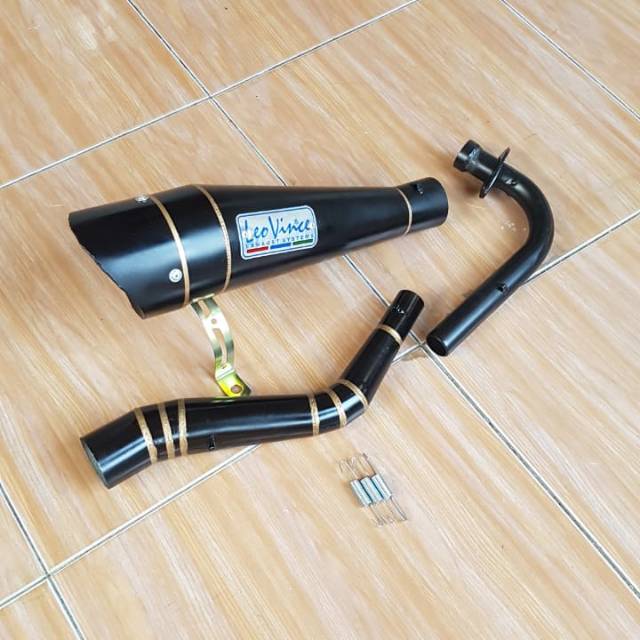 KNALPOT BEAT NEW LEOVINCE BLACK DOV