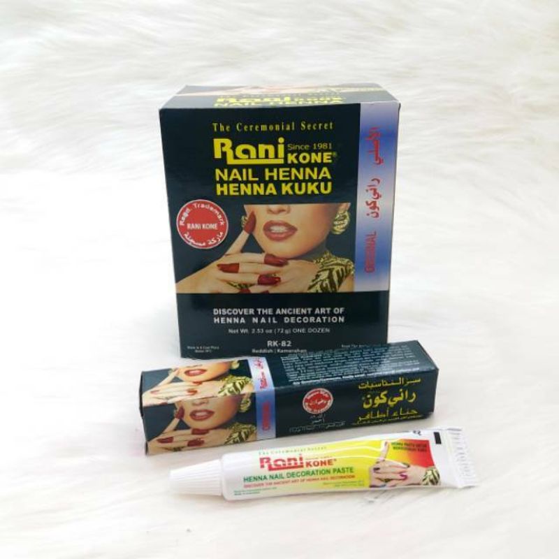 HENNA RANI KONE NAIL DECORATION PASTES KUTEK PACAR KUKU MURAH