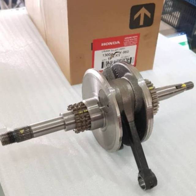 STANG SEHER KOMPLIT / KRUK ASS / CRANKSHAFT BEAT KARBUTRATOR & SCOOPY KARBURATOR, BEAT FI SATRTER KA