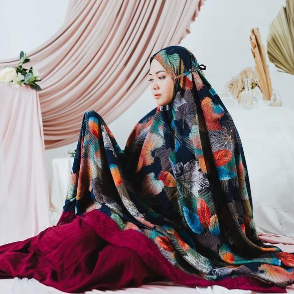 MUKENA RAYON PREMIUM JUMBO TWO IN ONE GOZI BY ALWI ASSEGAF