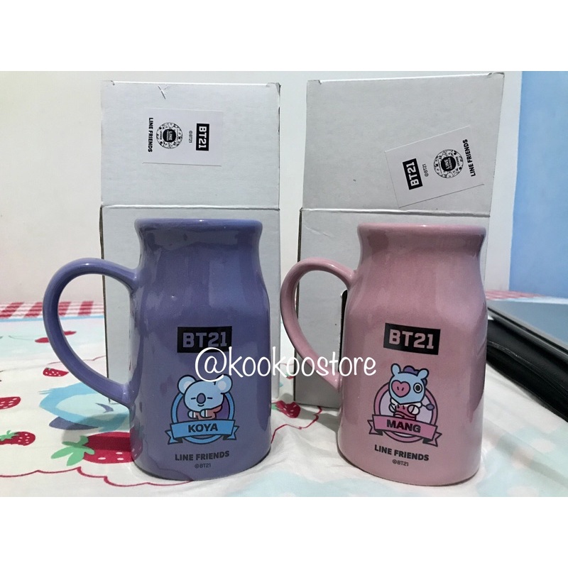 BT21 Mug Milklife Gelas