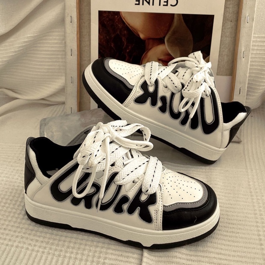 TBIG [COD] Sepatu Sneakers Unisex URUSHOES Sepatu Import Murah Pria Wanita Sekolah Kuliah Kerja
