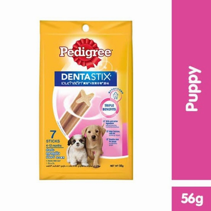 Pedigree Dentastix-puppy 56g - Snack anjing kecil