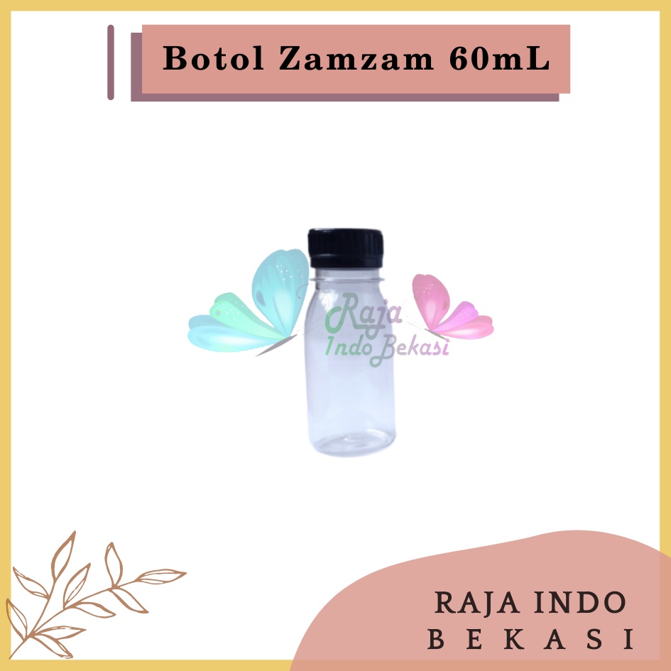 Botol Zamzam 60 Ml - Botol Shortneck Zamzam Kecil 60ml