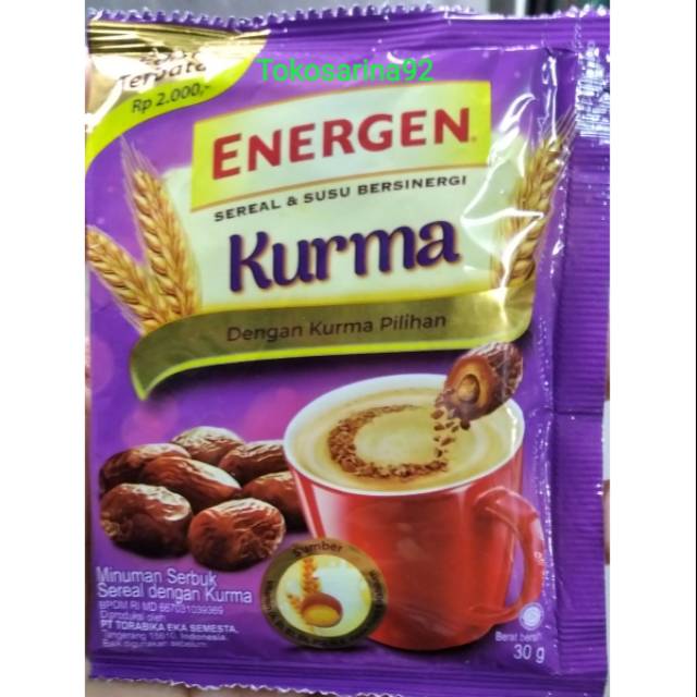 

Energen sachet rasa kurma (3 pcs)