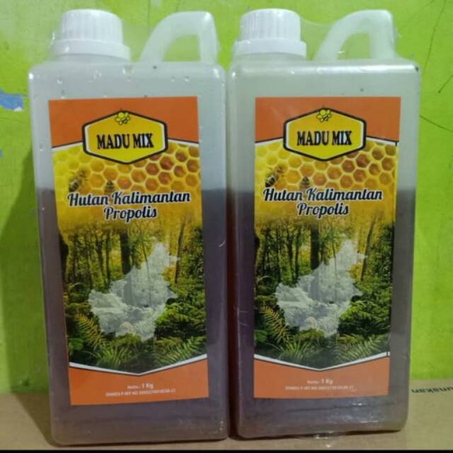 

Madu mix 1kg hutan kalimantan plus propolis