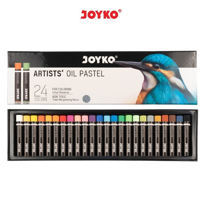 

Artists Oil Pastel Krayon Minyak Joyko OP-24ART 24 Warna Colors