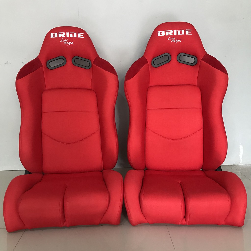 JOK MOBIL RACING REP BRIDE LOW MAX MERAH CAR SEAT