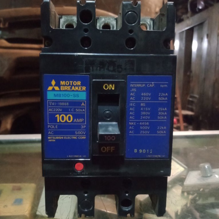 mccb breaker nfb mitsubishi MB100 SS 100A