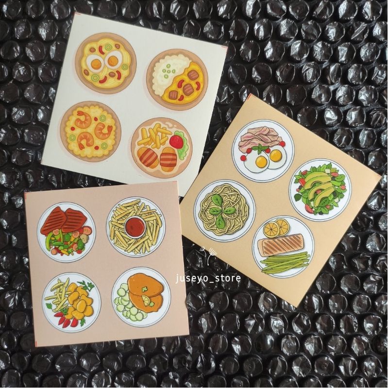 sticker aesthetic indonesian food