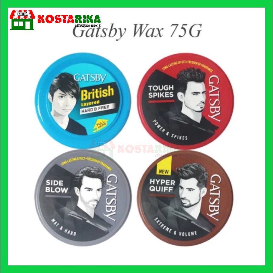 Pomade Gatsby Wax Tough Spike Side Blow Hyper Quiff