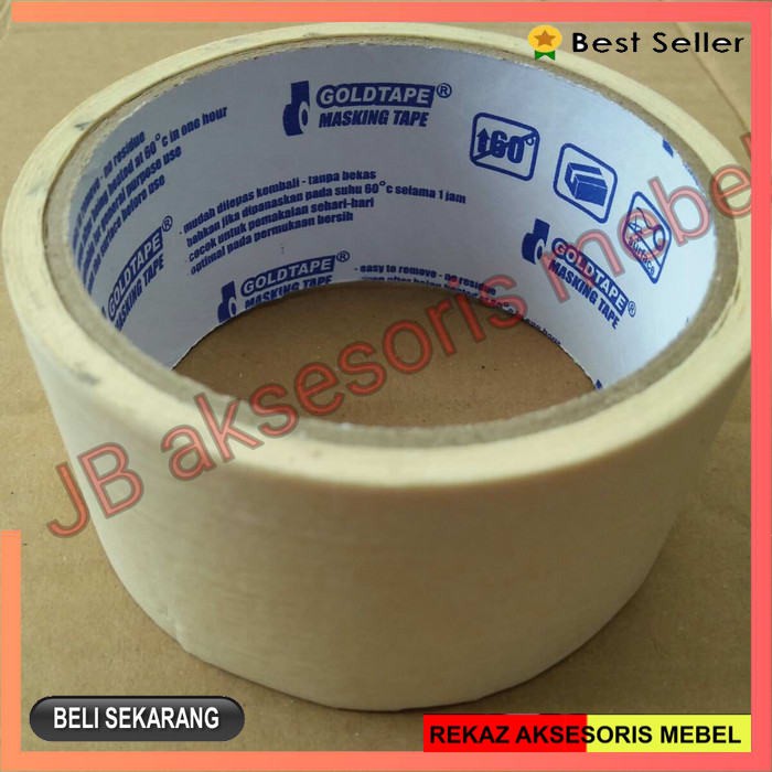 

ISOLASI SOLASI KERTAS BESAR 2" GOLD TAPE