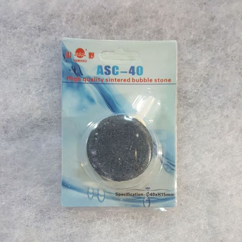 YAMANO ASC-40 batu aerator bulat pipih