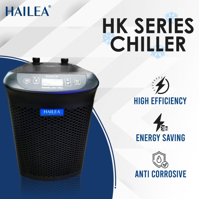 HAILEA HK-300A (1/4HP) CHILLER Pendingin Air Aquarium/Kolam / Water Chiller System