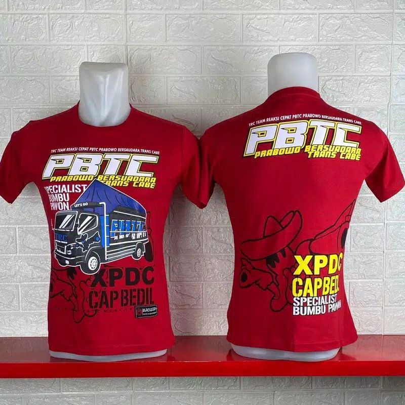 KAOS TRUK ANAK PBTC PRABOWO BERSAUDARA TRANS CABE COD