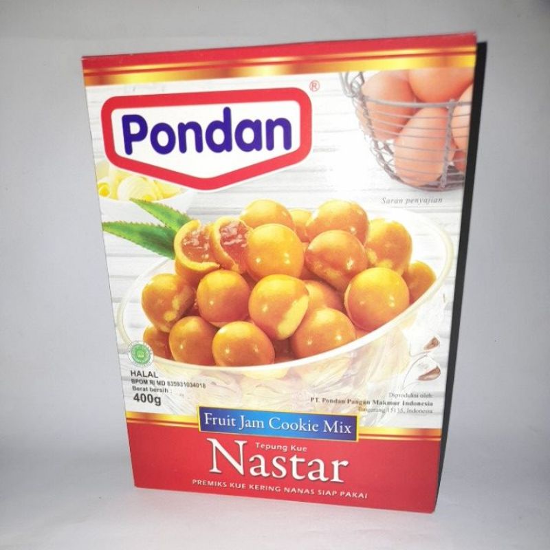 Pondan Fruit Jam Cookie Mix Tepung Kue Nastar Premiks Kue Kering Nanas Siap Pakai 400gr