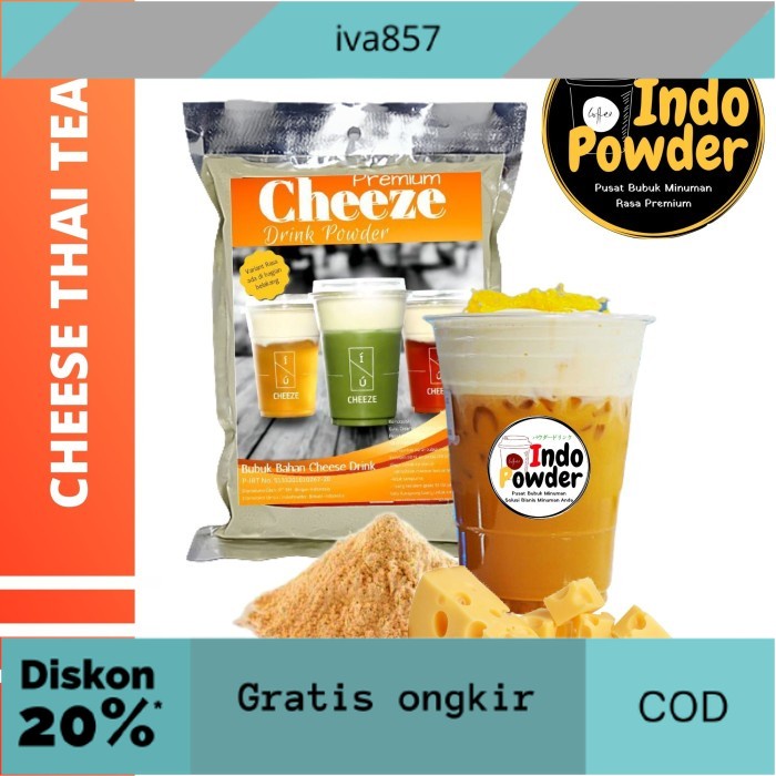 

PROMO Bubuk Minuman CHEESE THAI TEA 1Kg - CHEESE THAI TEA Powder GRATIS ONGKIR