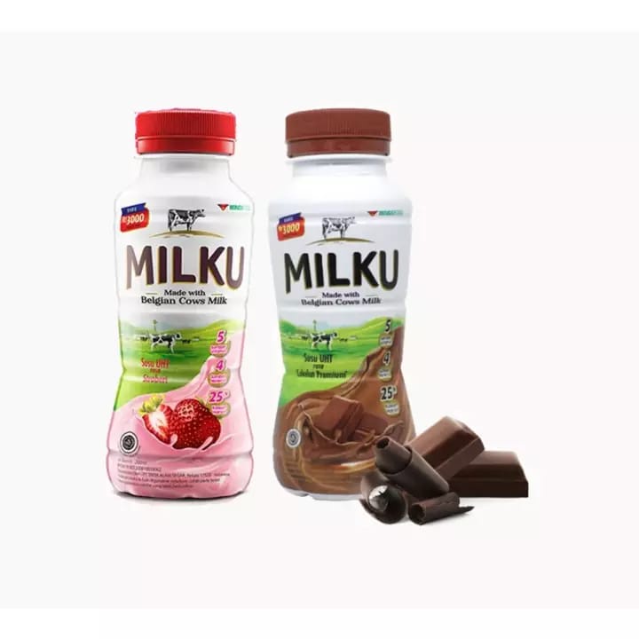 

Susu Milku 200ml | Milku Stroberi | Milku Cokelat