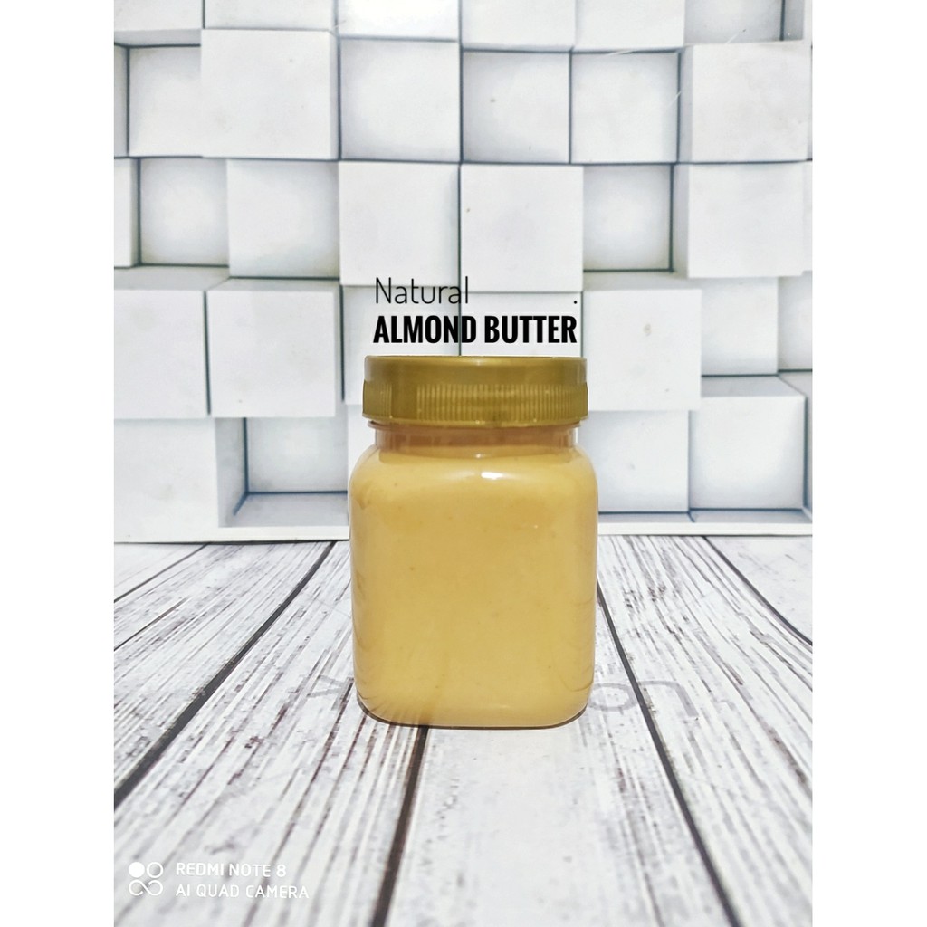 Natural Almond Butter 150gr - Creamy / Crunchy, Selai Almond