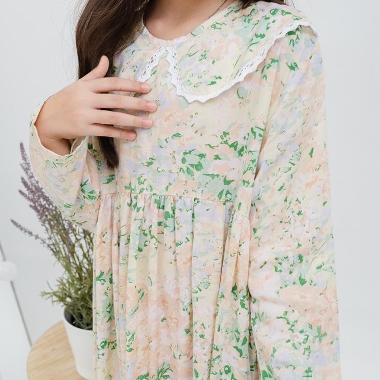 Terbaik.. Midi Dress Anak Remaja Tunik Anak Rayon Baju Anak Muslim