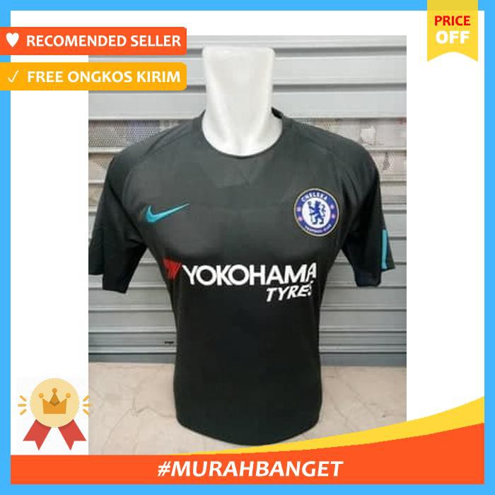 jersey bola - jersey chelsea 3rd 2017/2018 grade ori - sepak bola & futsal