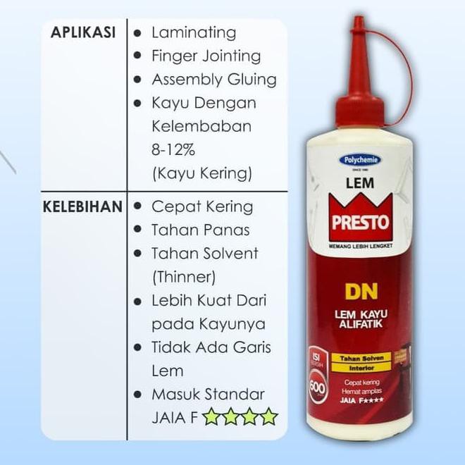 

Lem Putih Kayu Presto Item Terbagus