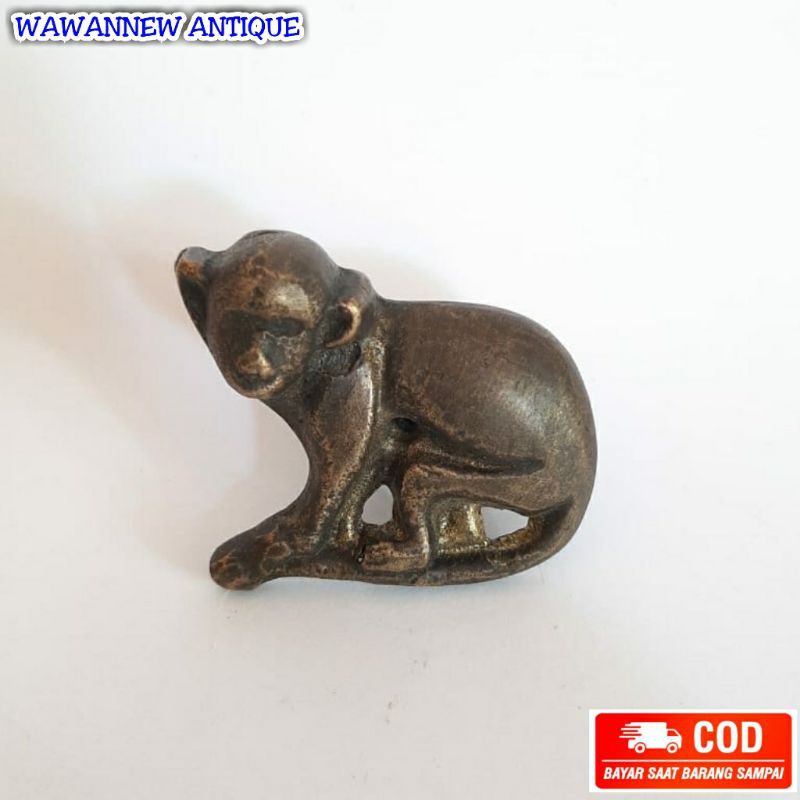 Handle / Tarikan Laci Lemari Jendela Pintu Rumah Kuningan Motif Knop Monyet 4.5cm