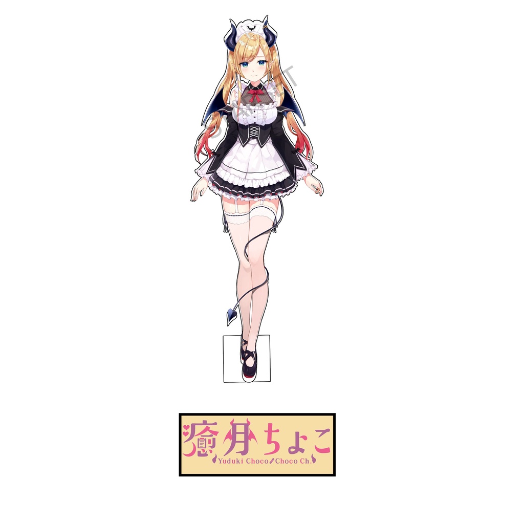 Action Figure Akrilik Hololive Yuzuki Choco Anime Vtuber Youtuber