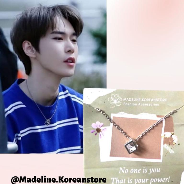 Kalung Gembok Jaehyun Mawar Taeyong Jaemin Renjun Kubus Doyoung Ring Jeno Sunflower Haechan Fish Tai