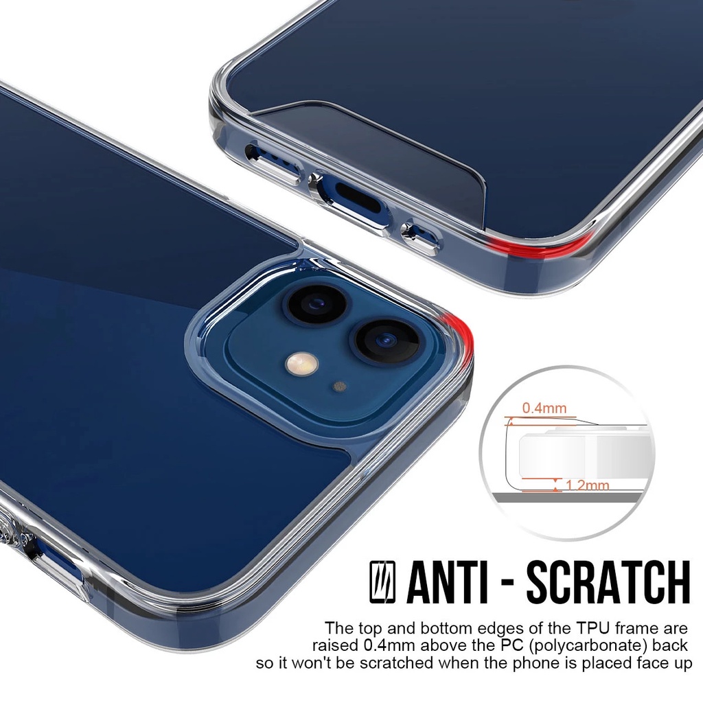 Soft Case Silikon TPU Transparan Ultra Tipis Shockproof Untuk iPhone 14