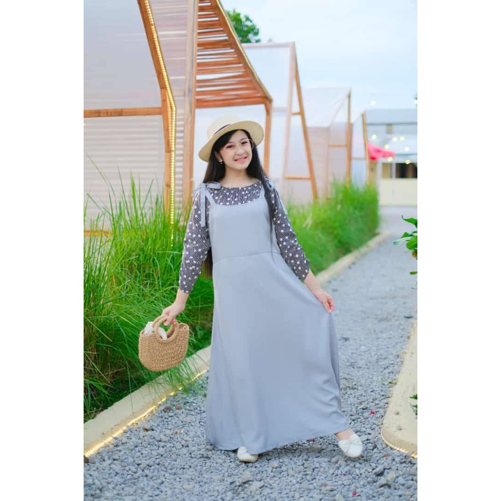 Setelan overall Dress Prisha Overall Dress by aeraaqu