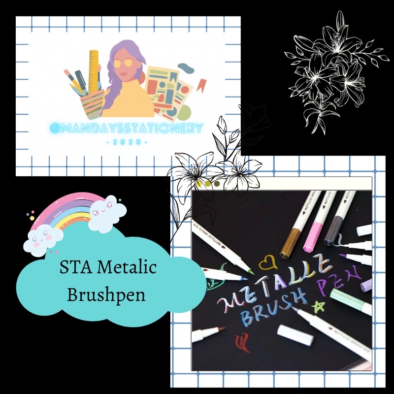 

STA Metalic Brush Pen