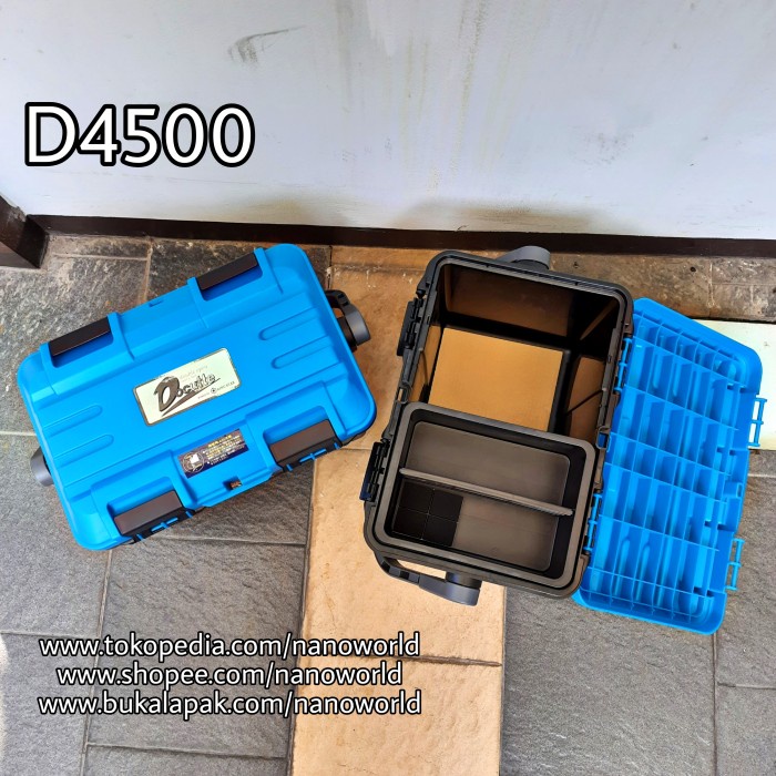 Tackle Box Fishing Ring Star Docutte Japan D4500 Kotal Alat Pancing Cv