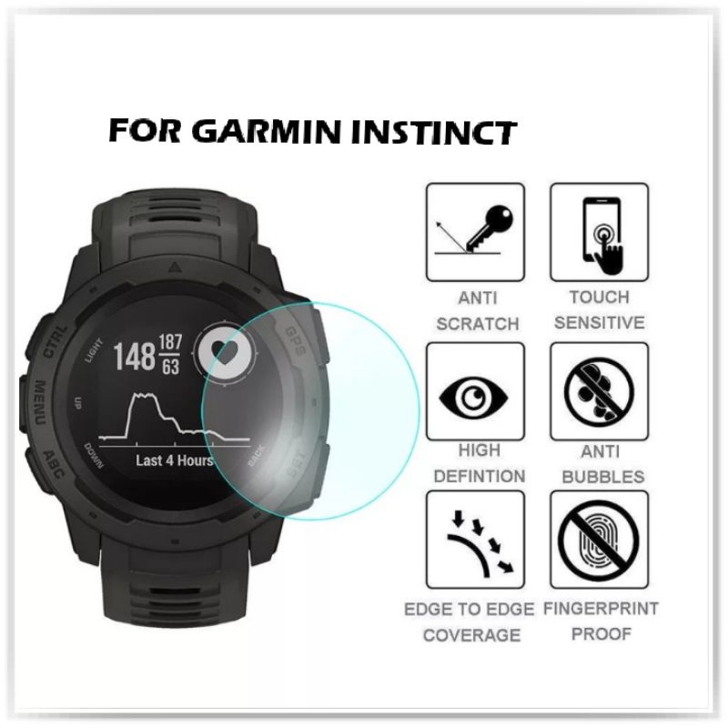 [PELINDUNG] ANTI GORES WATCH - PROTECTOR GLASS - FOR GARMIN INSTINCT SMARTWATCH