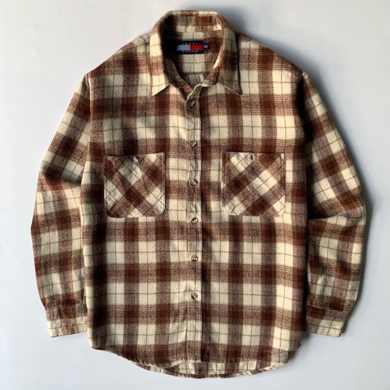 KEMEJA FLANNEL TOMMY HILFIGER