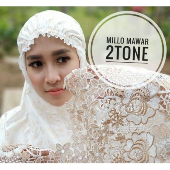 Mukena dewasa foil pradaa renda mix twotone mukenah pakaian sholat wanita dewasa hantaran foil renda mukena renda pradaa seroja