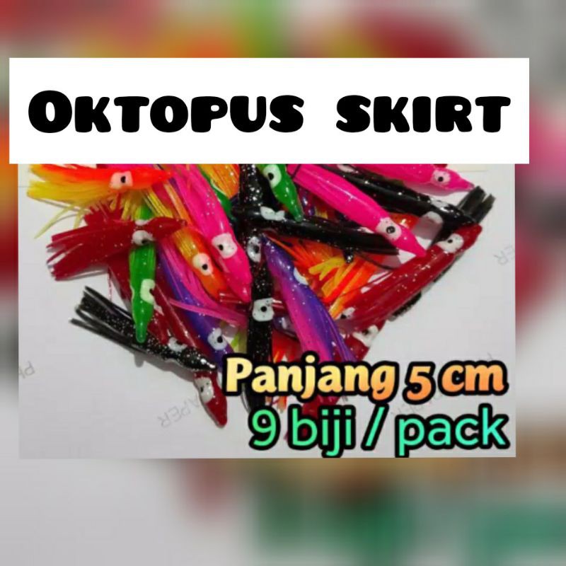 Octopus Skirt 5 cm Cumi Karet