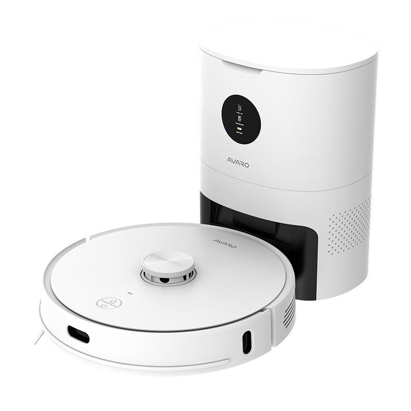 AVARO X1 - Robot Vacuum Cleaner - Garansi Resmi Robot Vacuum Cleaner Avaro X1 Sapu Pel Vakum with Auto Empty Station