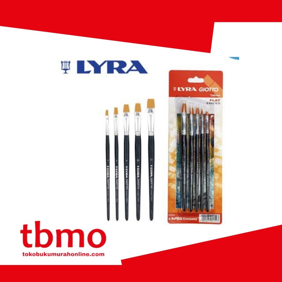 

TBMO LYRA BRUSH SE FLAT 04,06,08,10,12 BLUE 569900 BANTEX / KUAS LUKIS