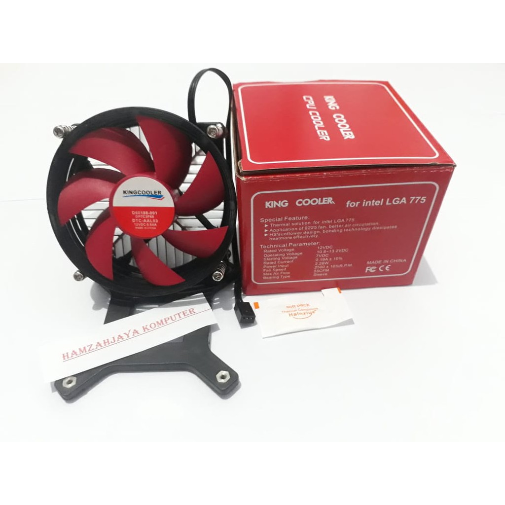 Fan LGA King Cooler Intel LGA 775 baut / CPU Cooler / Heatsink Processor