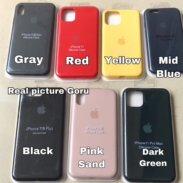 Case Iphone 6 6s 7 8 + Plus X Xr Xs Max Casing Silicon