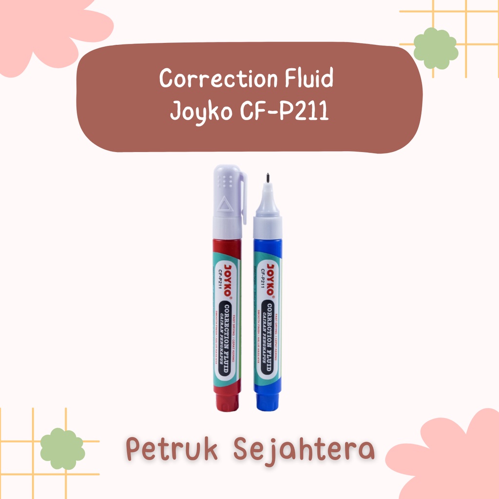 

[PCS] CORRECTION FLUID / TIP-X CAIR / PENGHAPUS CAIR JOYKO CF-P211*