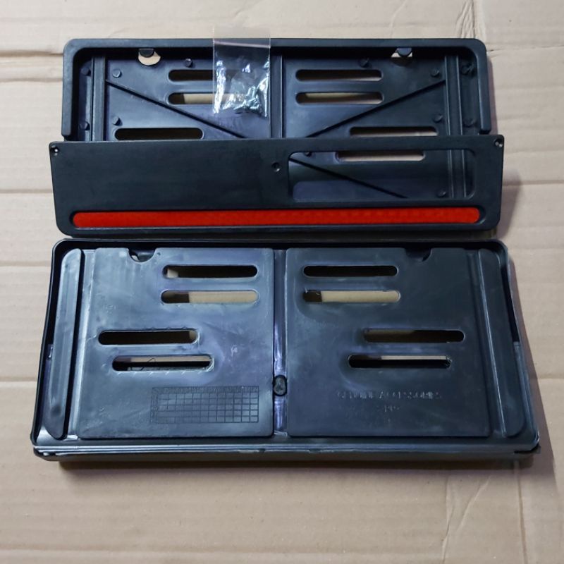 Tutup plat nomor cover plat nomor motor 2 tone Sepasang Depan belakang