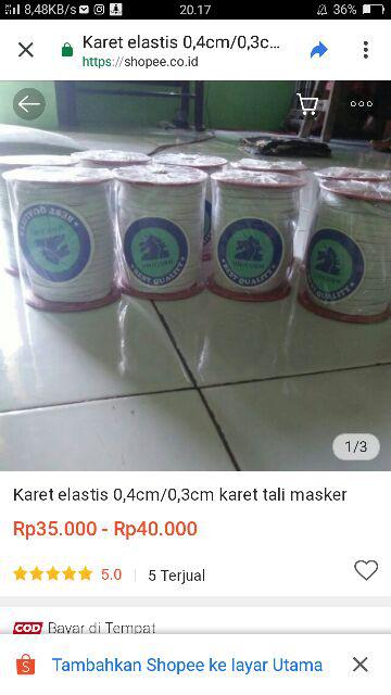 Karet Elastis Good Quality  Ambil 4 (1kg) Lebih Murah