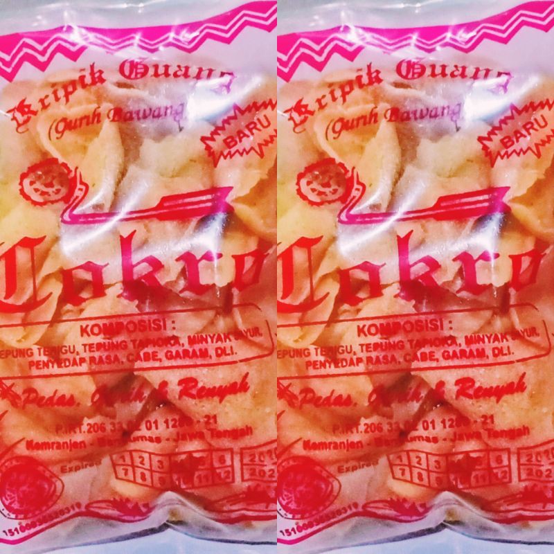 

Keripik buang gurih bawang