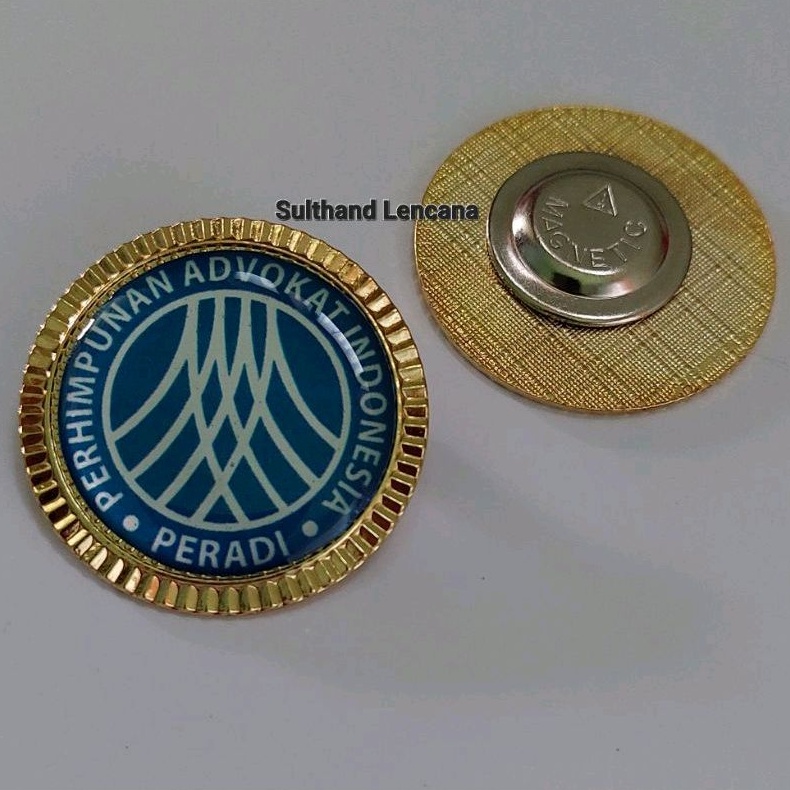 Pin peradi logo baru magnet - Pin advokat peradi