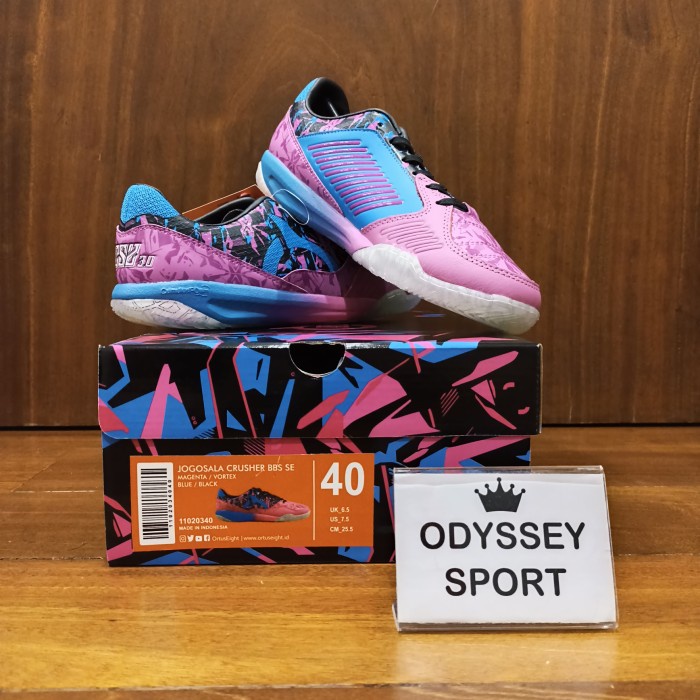 Sepatu Futsal OrtusEight Jogosala Crusher BBS SE - Magenta/Vortex, 42