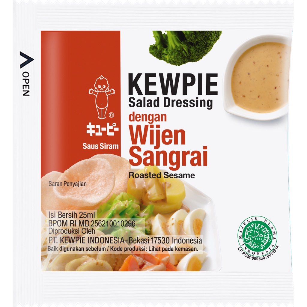 Jual KEWPIE SALAD DRESSING 25 ML SACHET WIJEN SANGRAI CAESAR KECAP ASIN